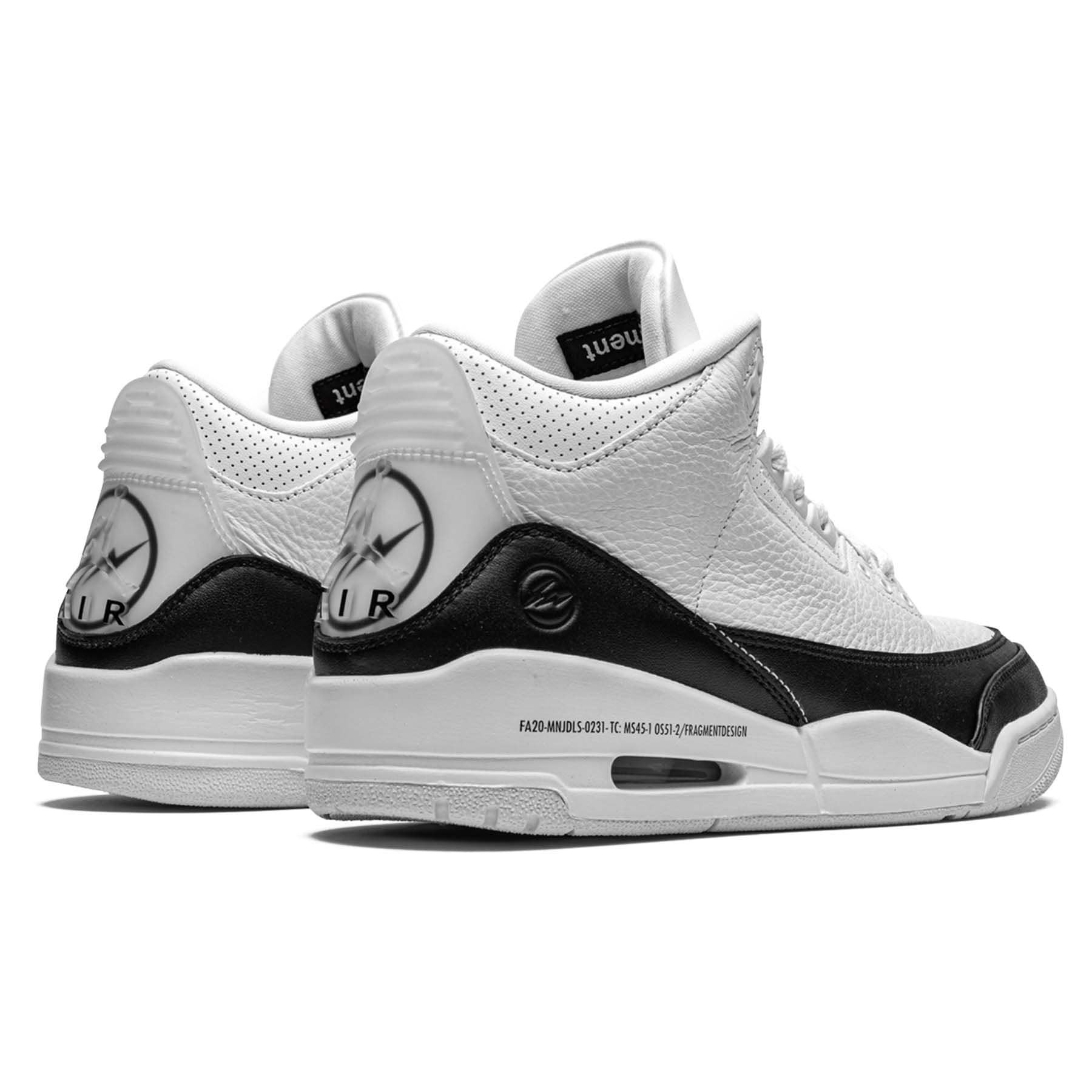 Fragment Design x Air Jordan 3 Retro SP 'White' — Kick Game