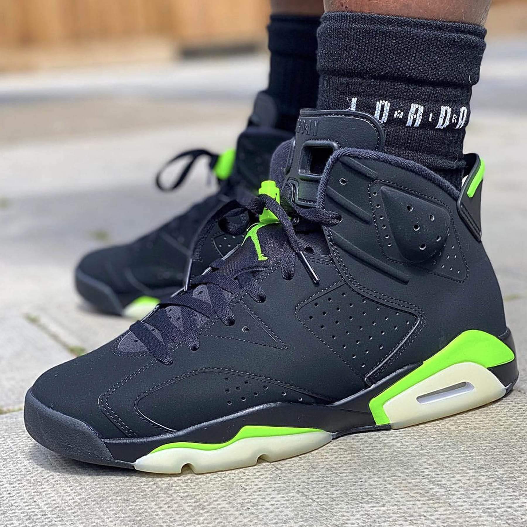 Air jordan shop 6 retro green