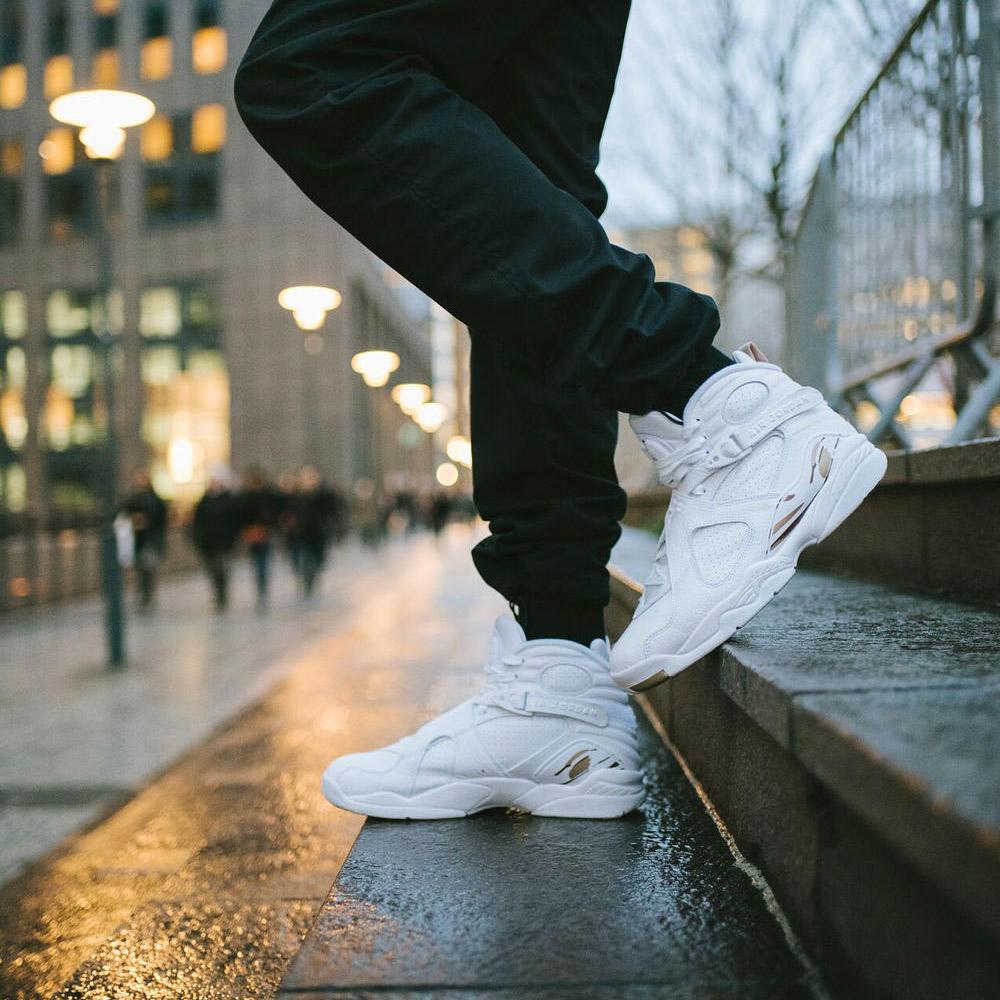 Jordan 8 2025 ovo on feet