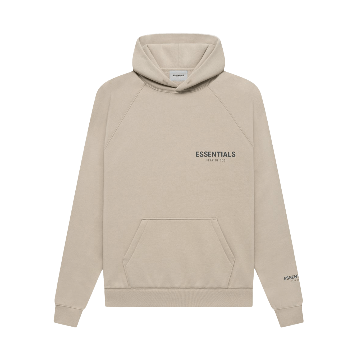 Fear of God Essentials Core Collection Pullover Hoodie 'String' — Kick Game