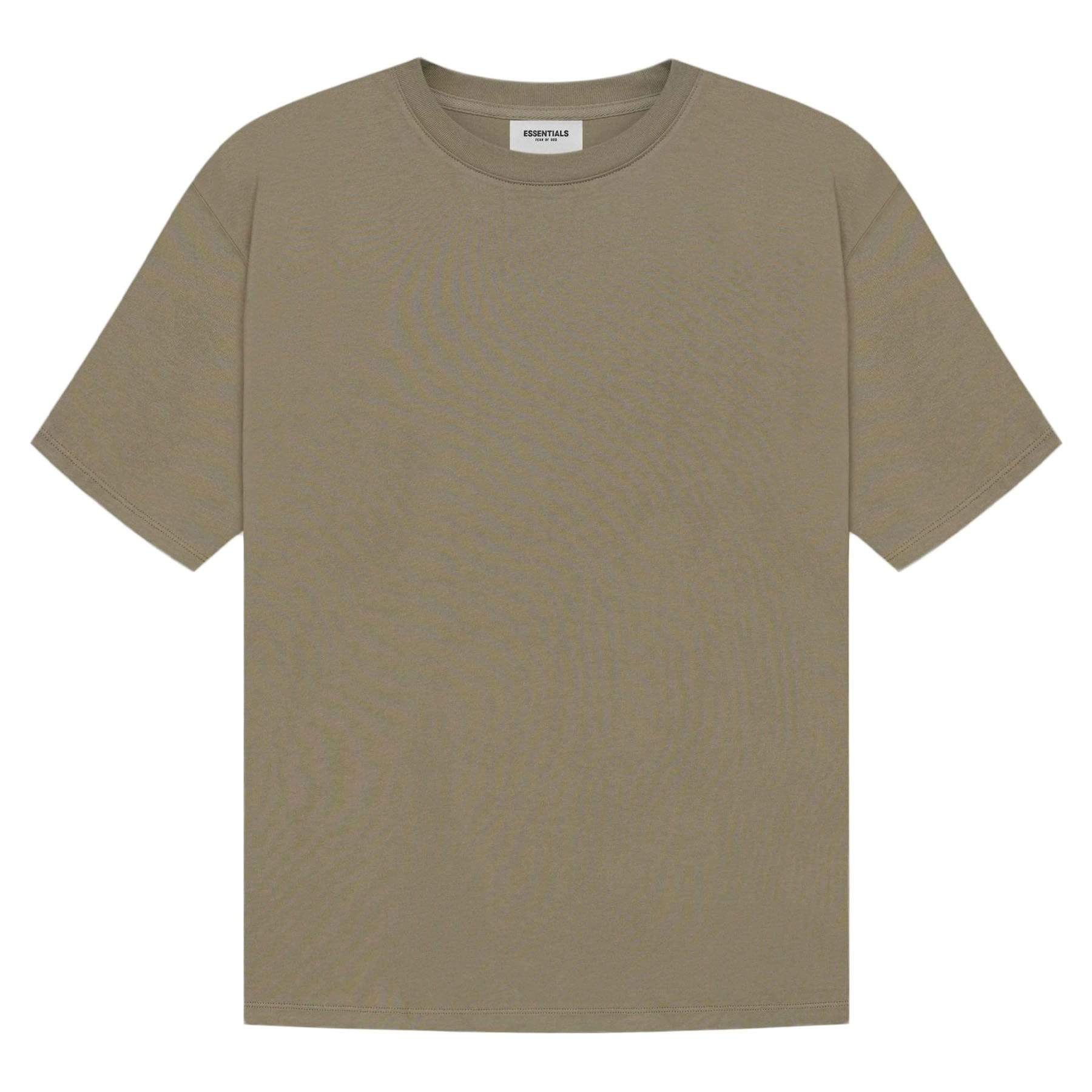 Kids Medium Fear of outlet God Essentials Taupe Logo T-Shirt