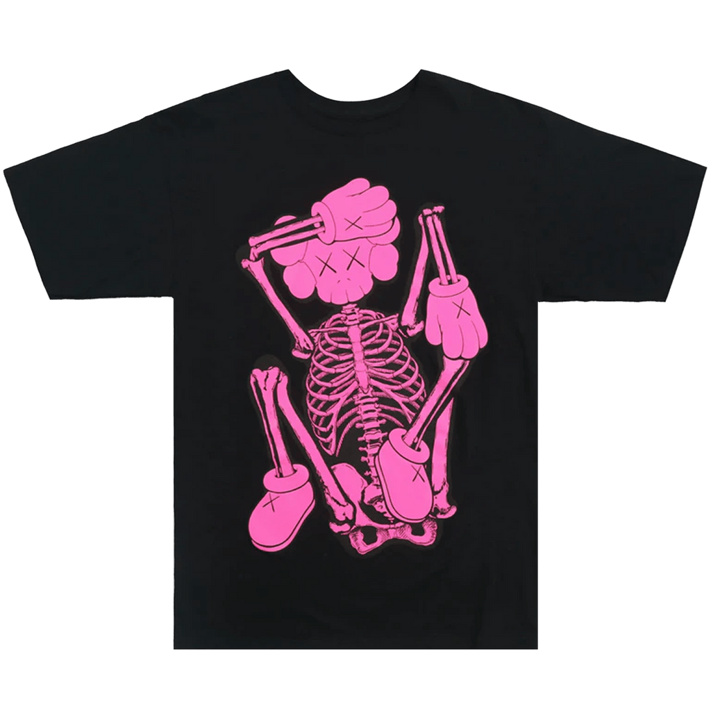 KAWS Skeleton New Fiction Bone Tee 'Black' - Kick Game