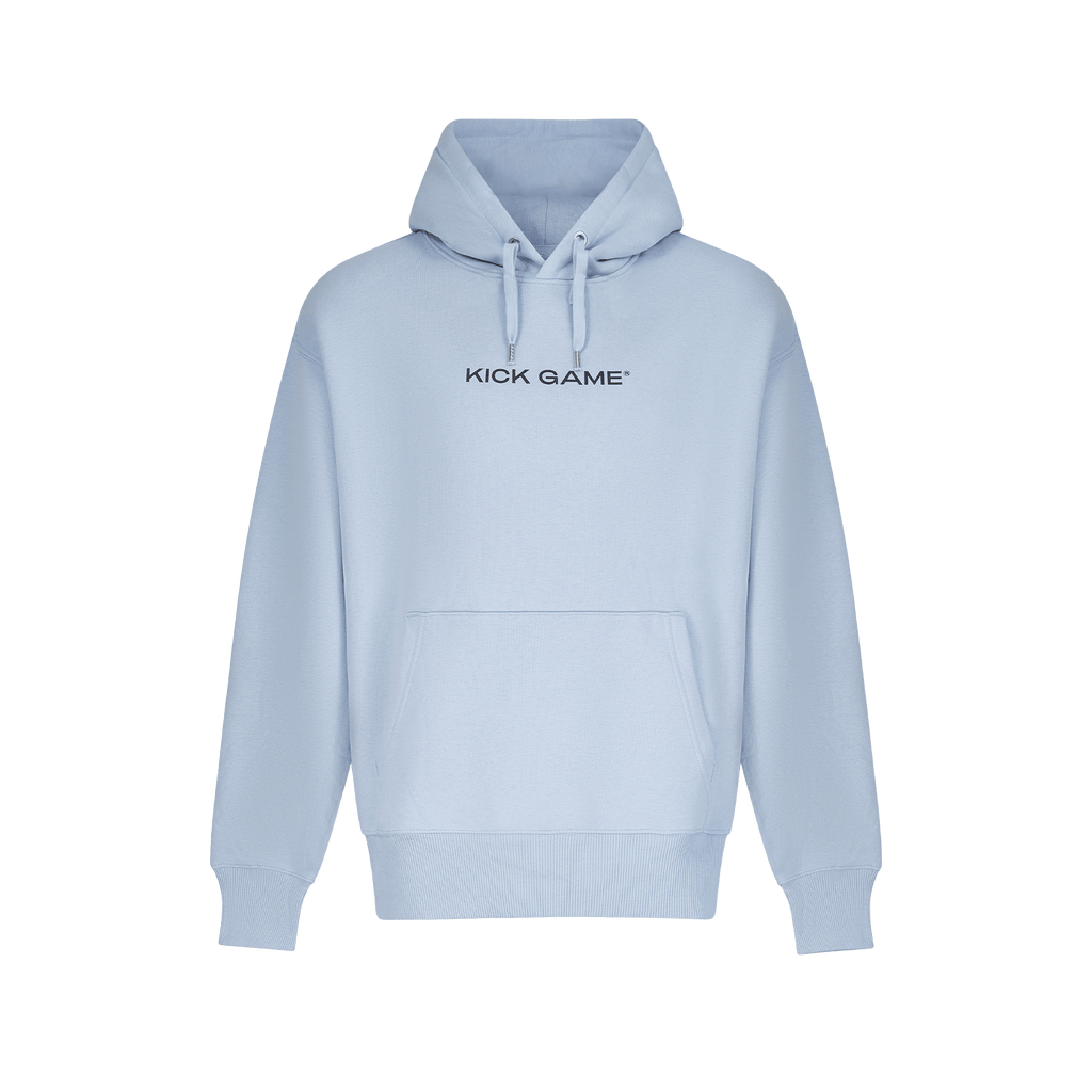 Kick Game Logo Hoodie 'Light Blue' - Kick Game