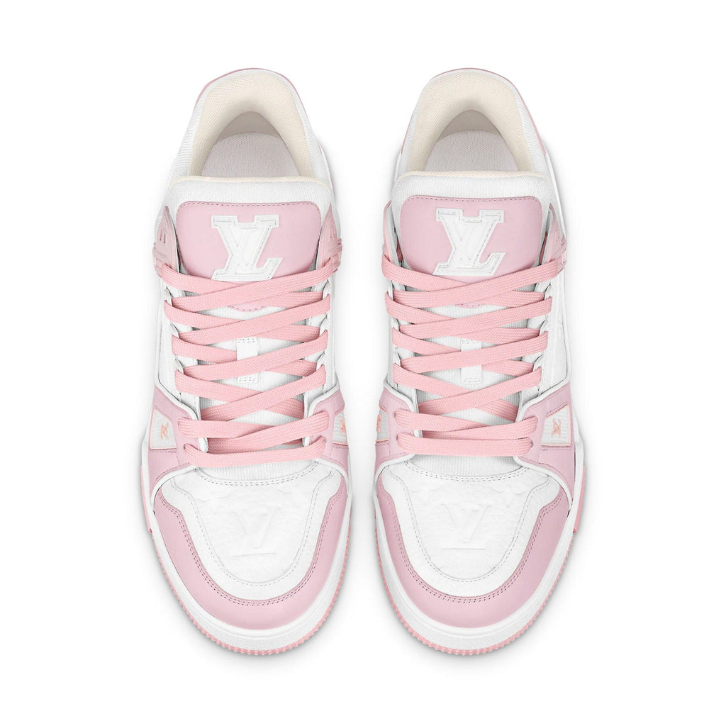 Louis Vuitton Trainer Low White Rose - Kick Game