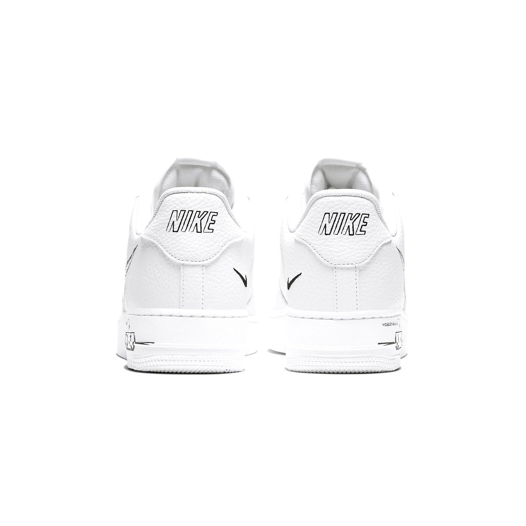 Nike air force 1 deals low sketch white black