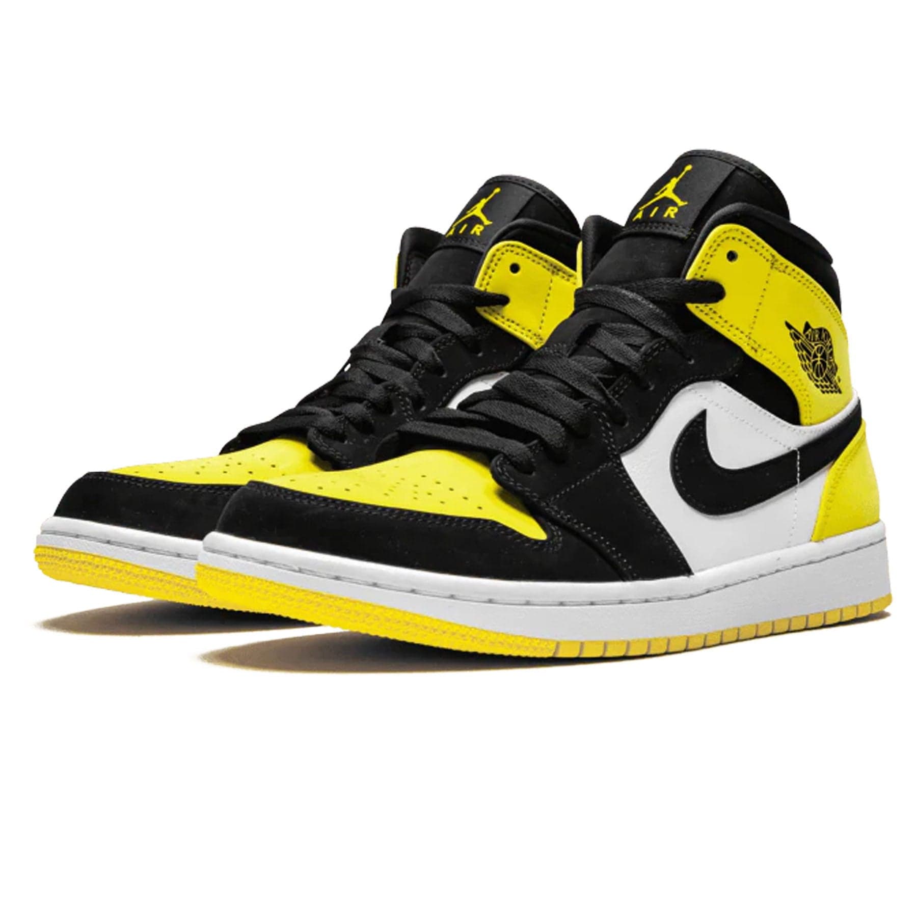 Air Jordan 1 Mid SE Yellow Toe Kick Game