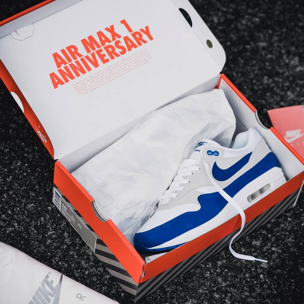 Air max 1 outlet og anniversary royal blue