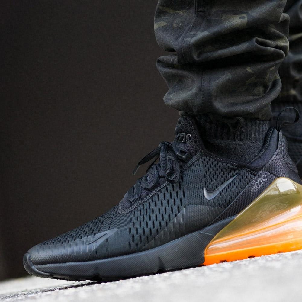 Nike Air Max 270 QS Black Tonal Orange Kick Game