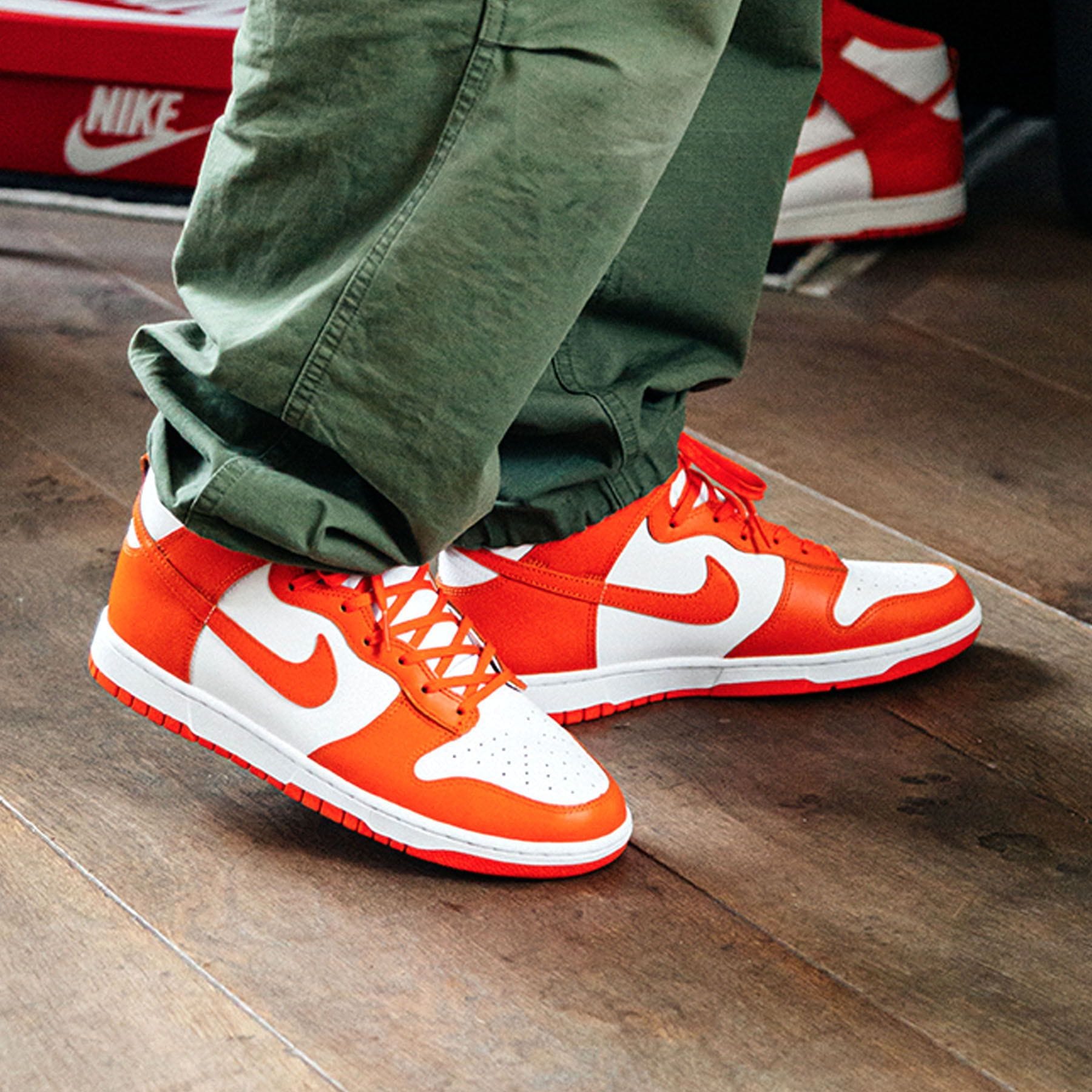 Nike dunk high syracuse sale