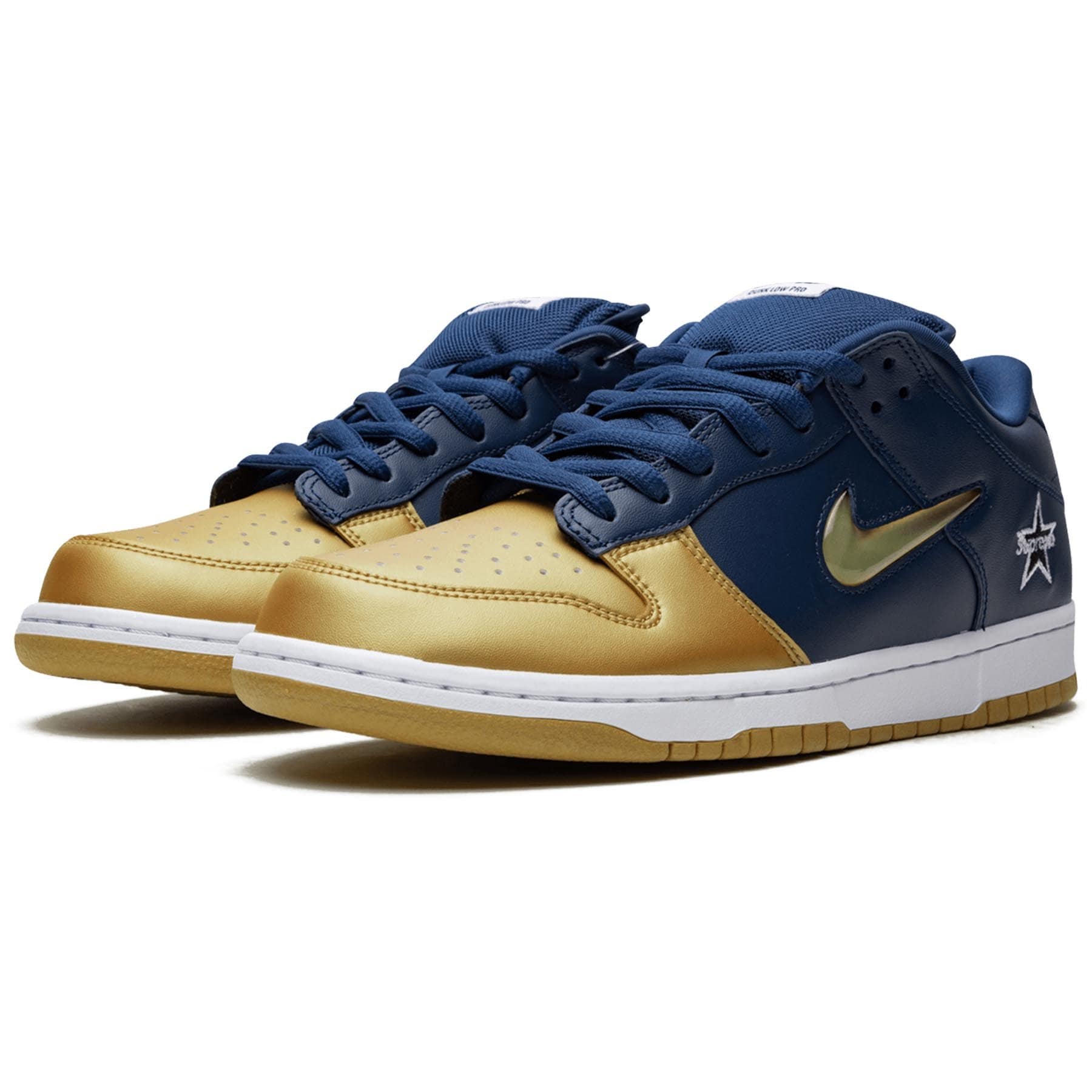 Supreme x Nike Dunk SB Low QS 'Metallic Gold' — Kick Game