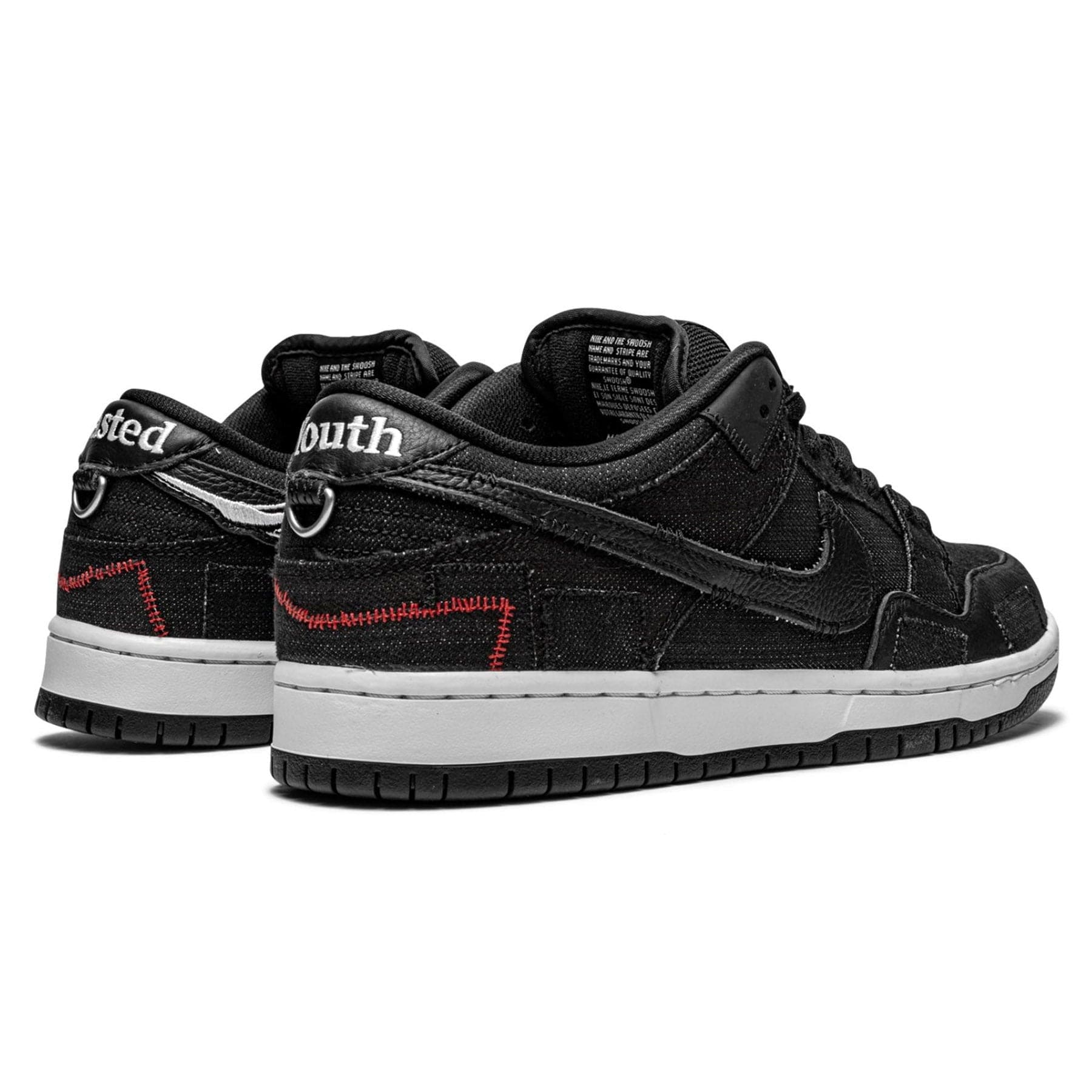 Wasted Youth x Nike Dunk Low SB 'Black Denim' — Kick Game