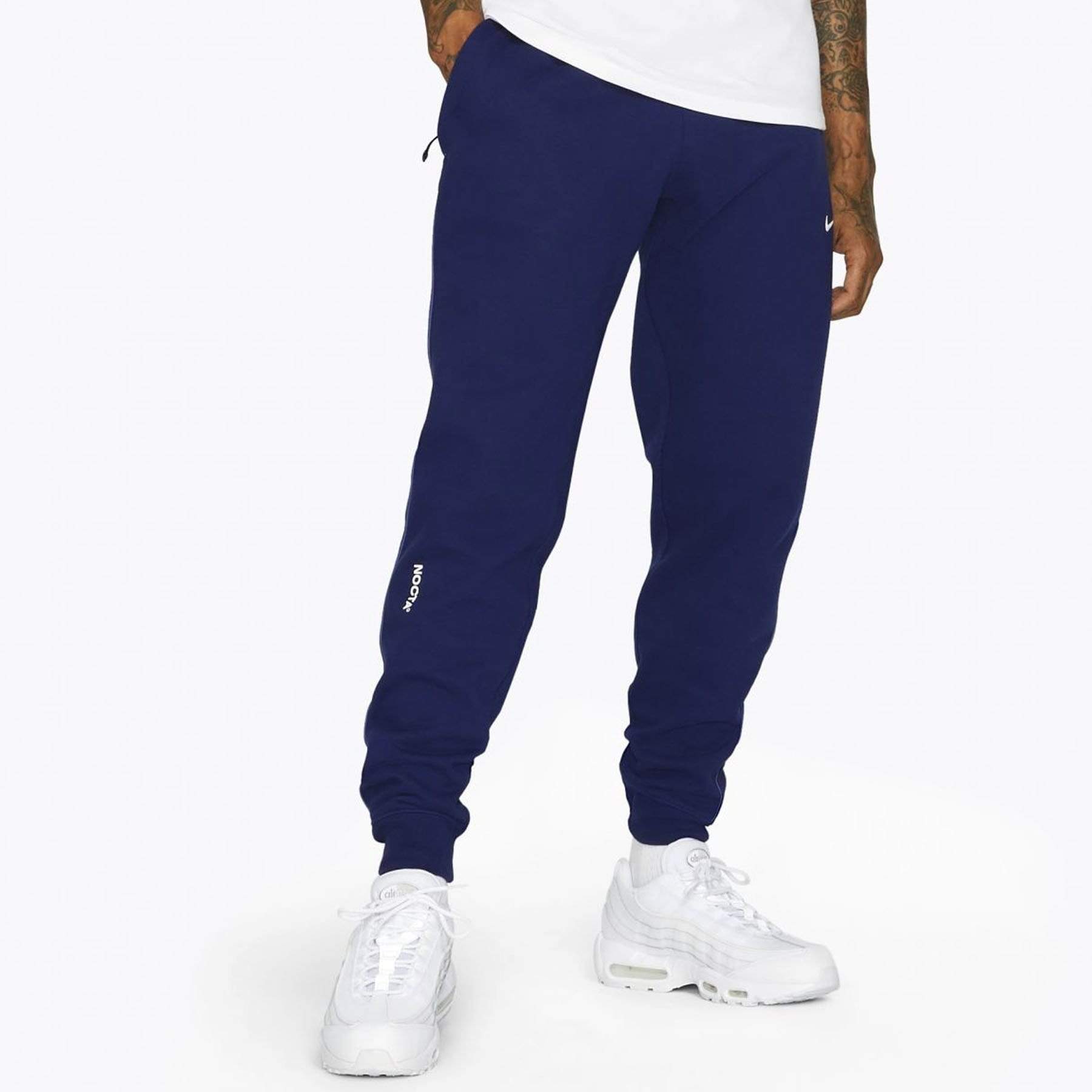 Nike x Drake NOCTA Cardinal Stock Fleece Pants Navy — Kick Game