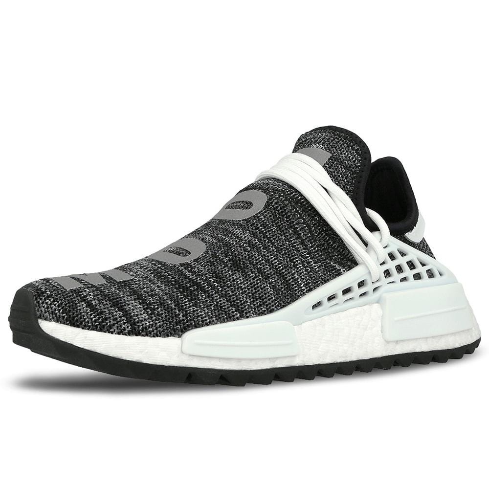 Human race nmd on sale black and white