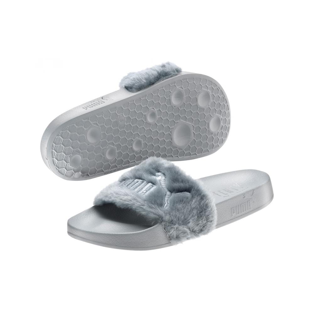 Puma Leadcat Fenty Fur Slide Quarry by Rihanna Kick Game