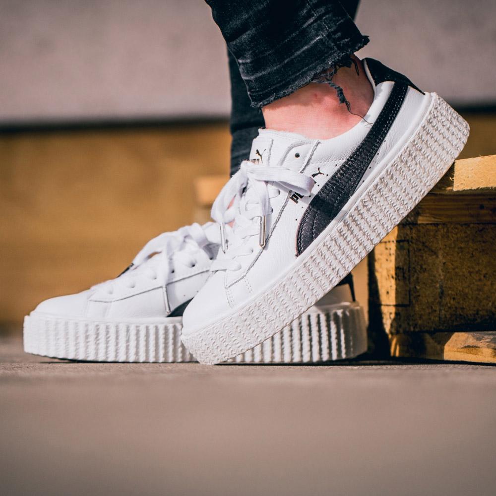 Puma by rihanna deals creeper white leather