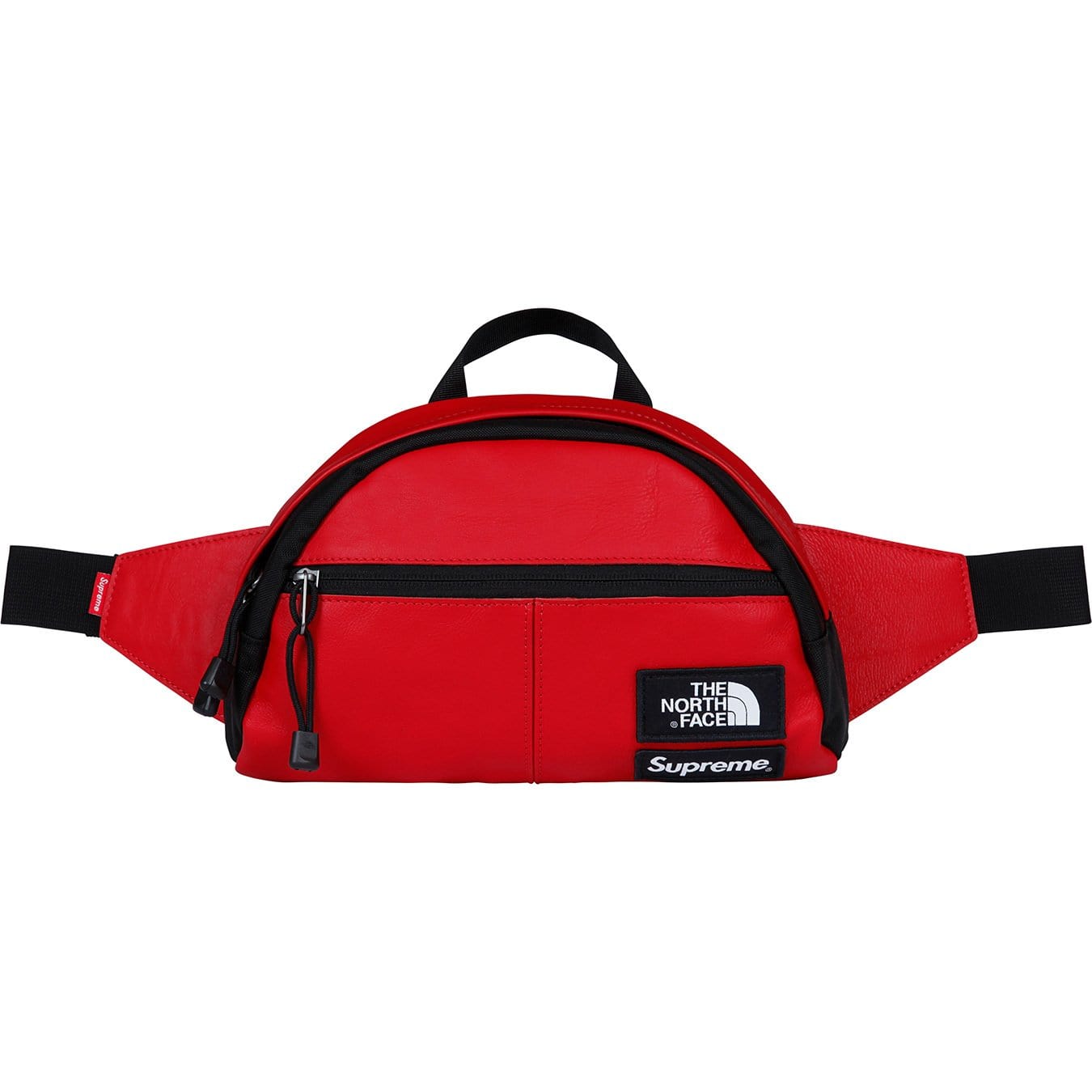 Supreme-The North Face Leather Roo II Lumbar Pack - Red — Kick Game