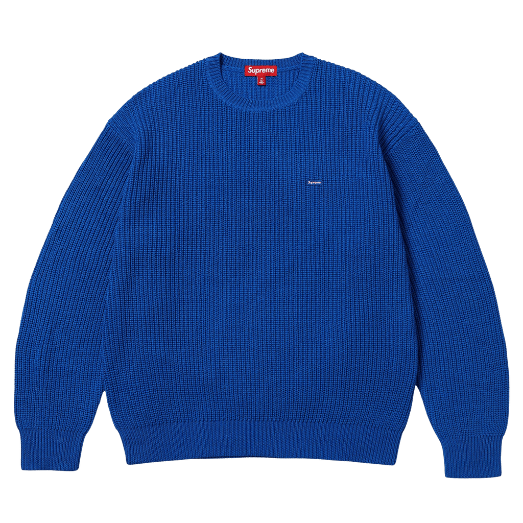 Supreme Small Box Ribbed Sweater 'Royal' — Kick Game