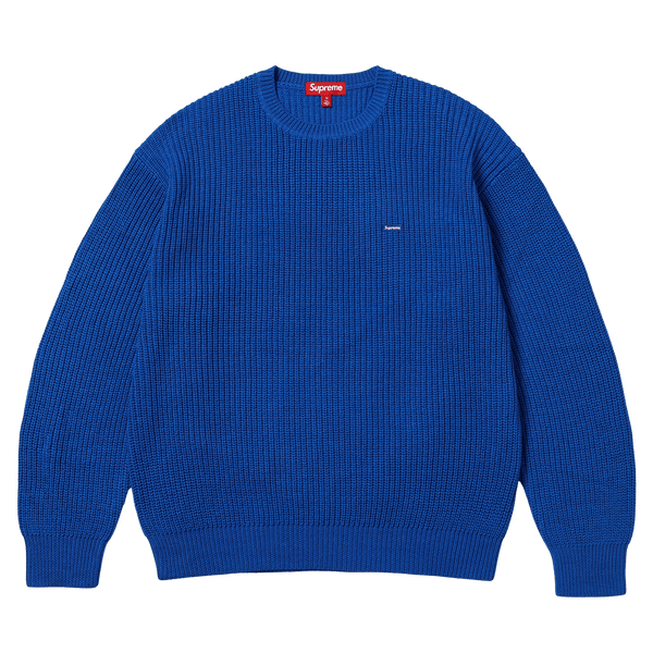 Supreme Small Box Ribbed Sweater 'Royal' — Kick Game