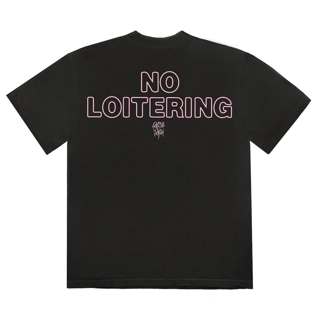 Cactus Jack by Travis Scott No Loitering T-Shirt 'Black' - Kick Game