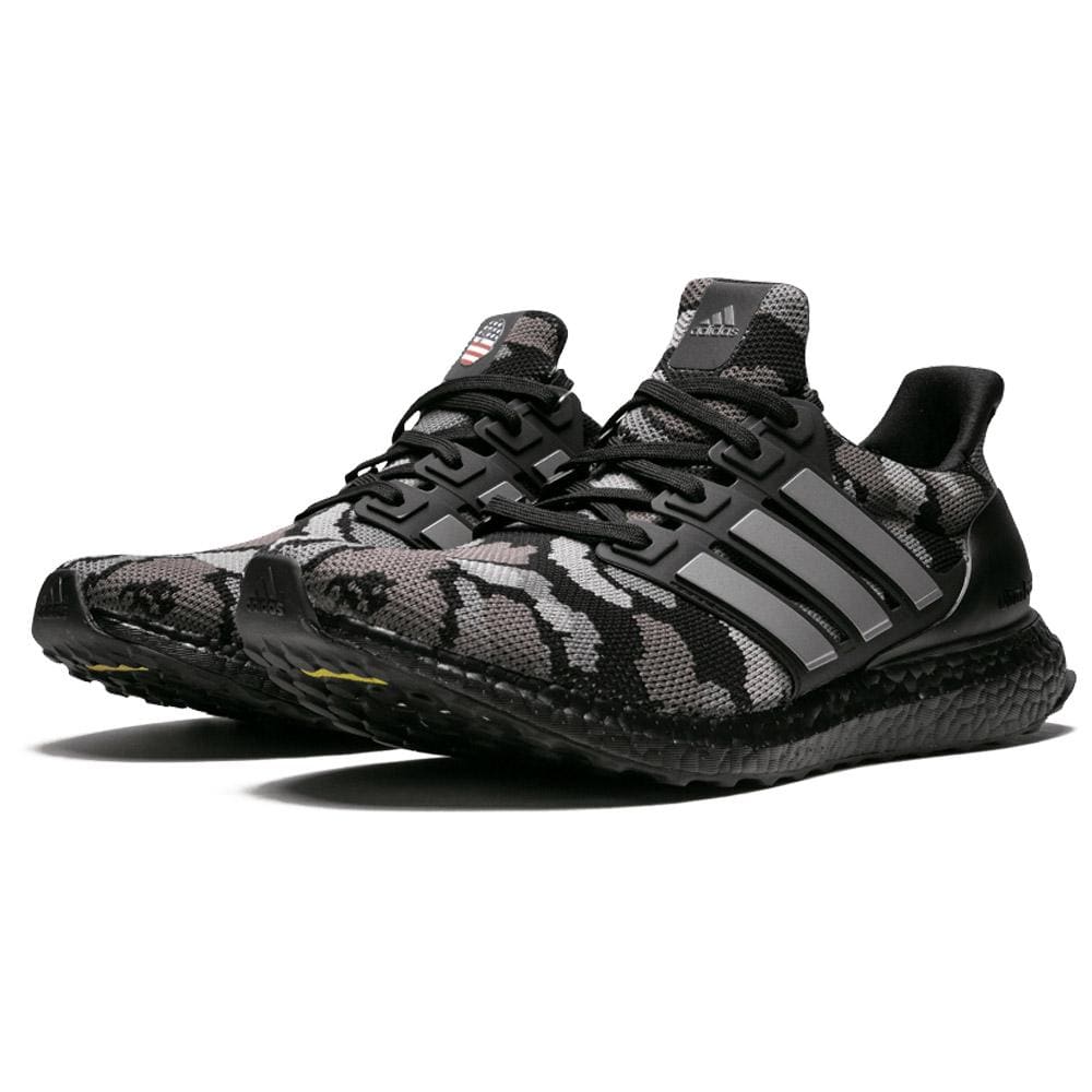 BAPE x adidas Ultra Boost Black Camo Kick Game