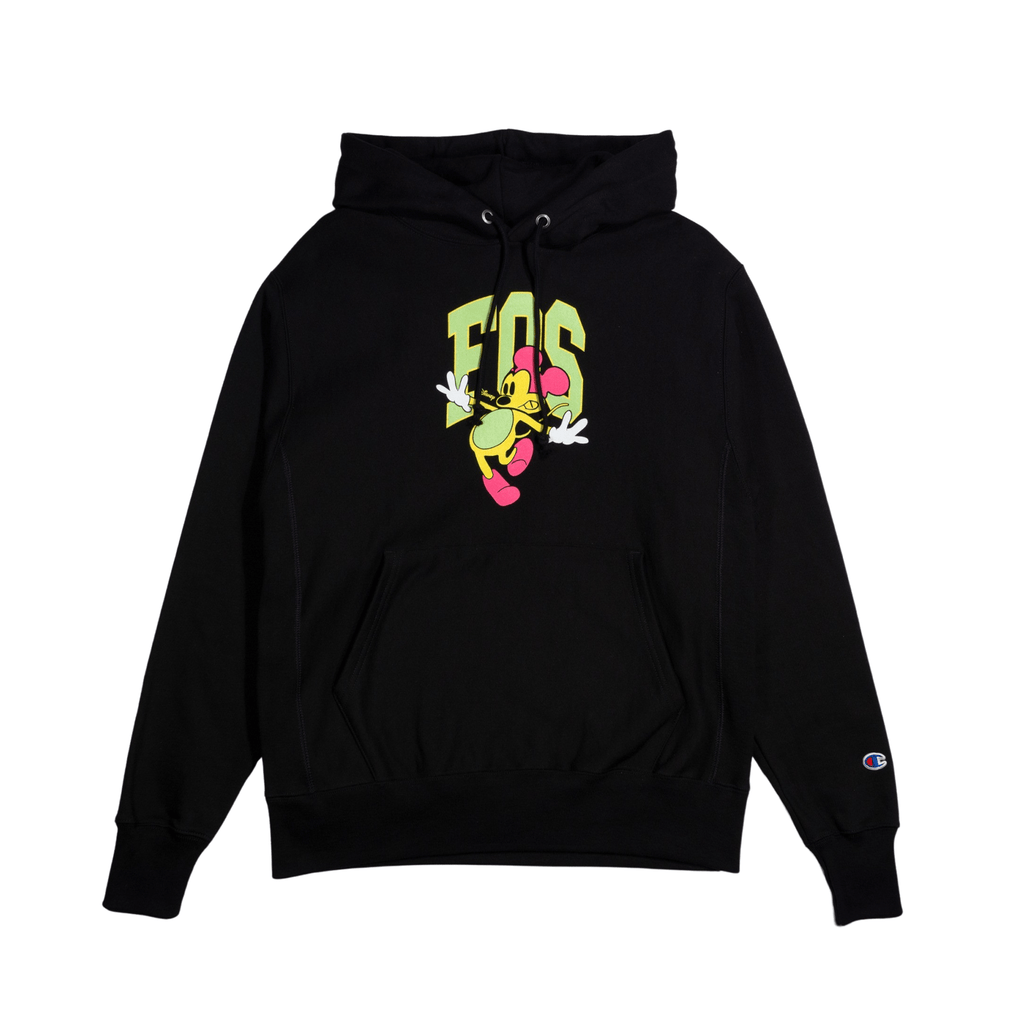 Virgil Abloh FOS Mickey BkM Hoodie 'Black' - Kick Game