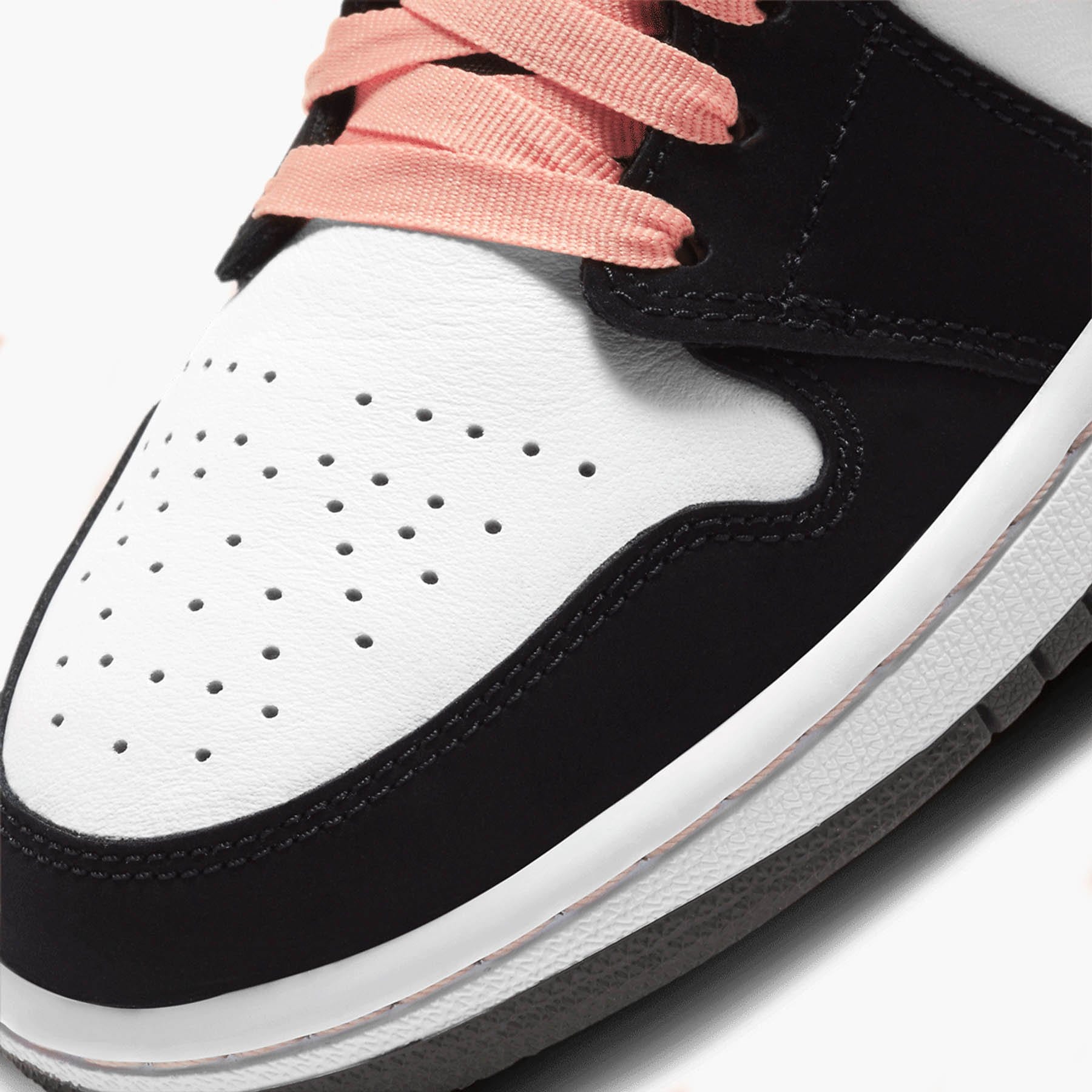 Black and on sale peach jordan 1